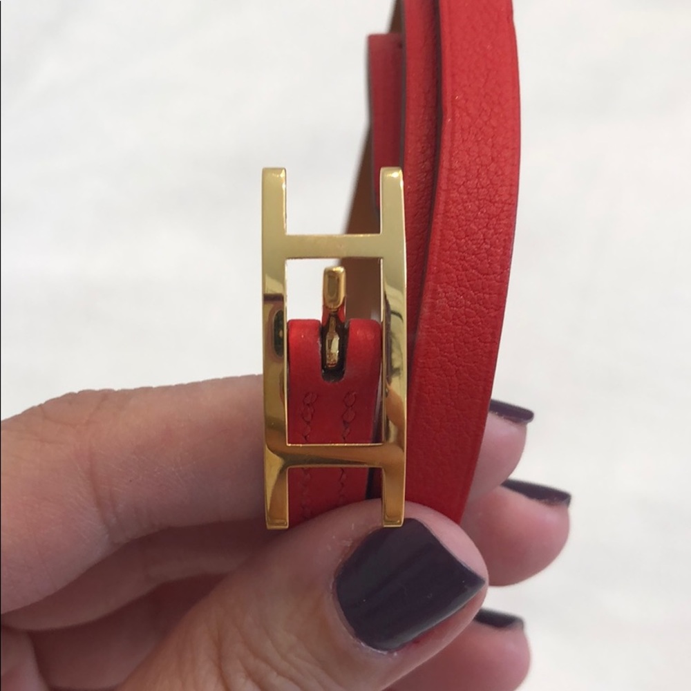 Authentic Hermès behapi style wrap bracelet - Picture 2 of 4